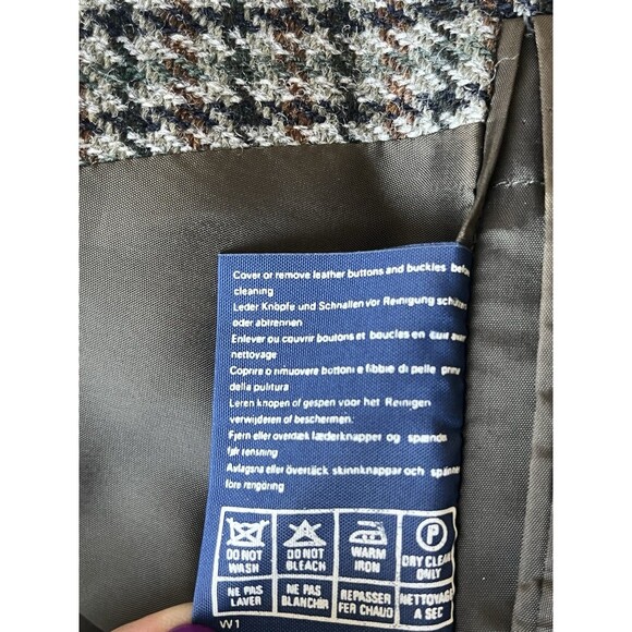 Burberrys' Vintage Houndstooth Wool Blazer Size 42R - Picture 7 of 15